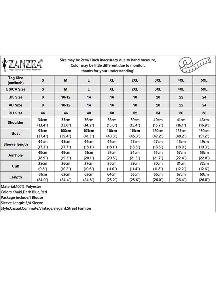 ZANZEA Fashion OL Work Shirt Woman Lantern Sleeve O Neck Blouse Summer Elegant Party Tunic Tops Casual Loose Blusas Mujer 2024